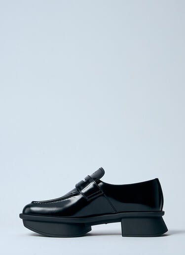 Prada Equal Brushed Leather Loafers Black pra0260029