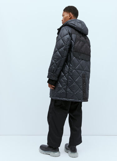 Junya Watanabe Quilted Ripstop Jacket Black jwn0154001