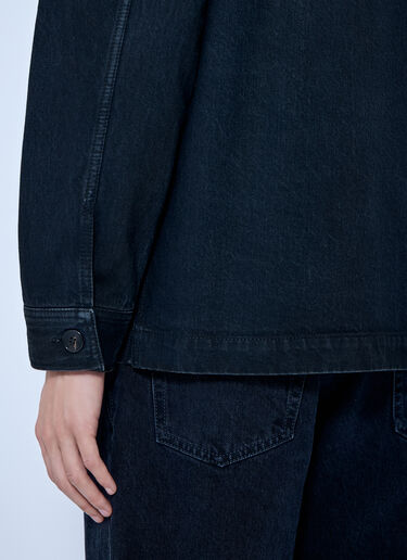 LN-CC® - Saint Laurent: Downtown Overshirt - Black Saint Laurent Downtown Overshirt Black sla0166018