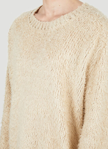 Maison Margiela Crewneck Sweater Beige mla0151012