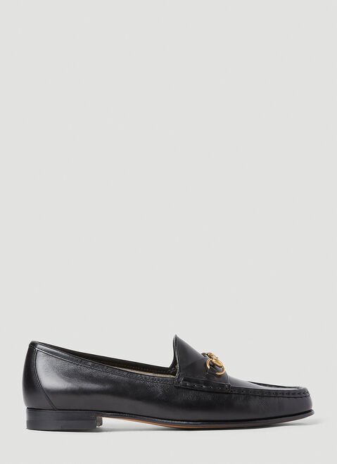 Saint Laurent Horsebit Loafers Black sla0253063