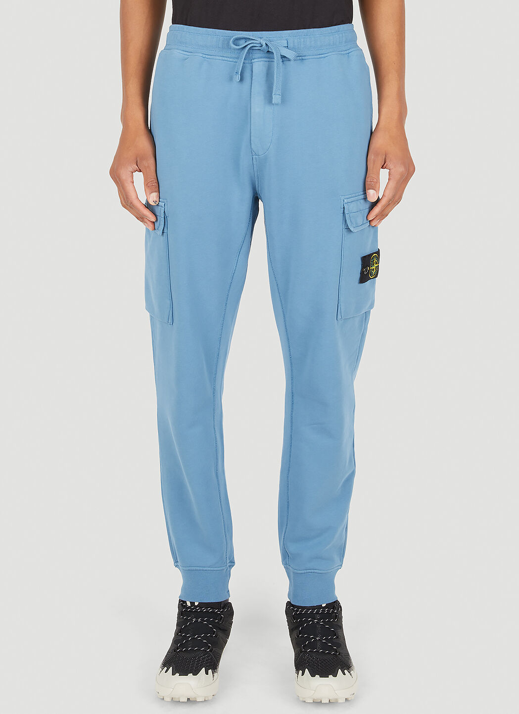 Stone Island Cargo Track Pants in Light Blue LN CC
