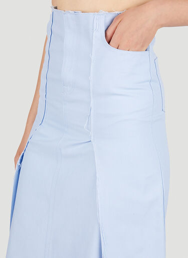 Raf Simons 패널 데님 스커트 블루 raf0251008