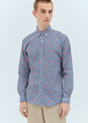 Human Made Heart Gingham Shirt Beige hmd0159001