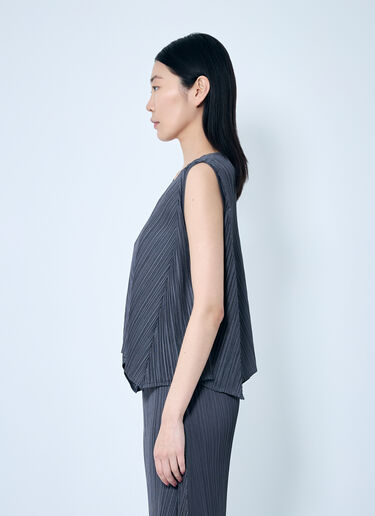 Pleats Please Issey Miyake Efficient Square Top Grey plp0258018
