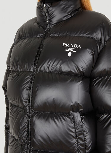 Prada Re-Nylon キルト ジャケット ブラック pra0249007