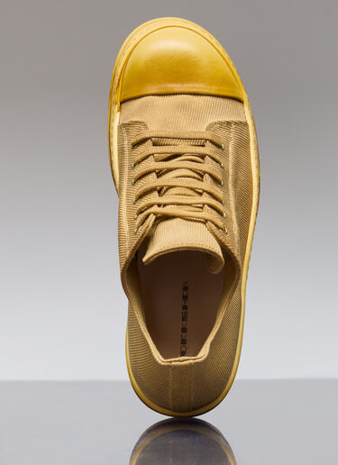 Rick Owens DRKSHDW Low Corduroy Sneakers Yellow drk0156017