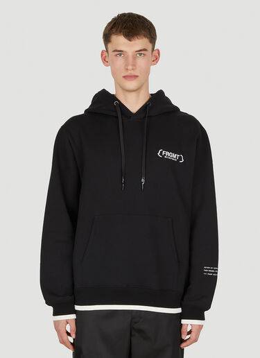Logo Embroidery Hooded Sweatshirt 7 Moncler FRGMT Hiroshi Fujiwara Logo Embroidery Hooded Sweatshirt Black mfr0351004