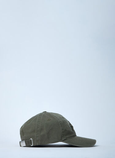 GANNI Logo Motif Baseball Cap Dark Grey gan0261042