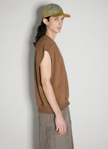 Rick Owens DRKSHDW 타틀린 맨투맨 베스트 브라운 drk0156011