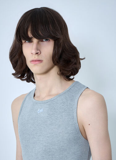 ERL Ribbed Tank Top Grey erl0164006