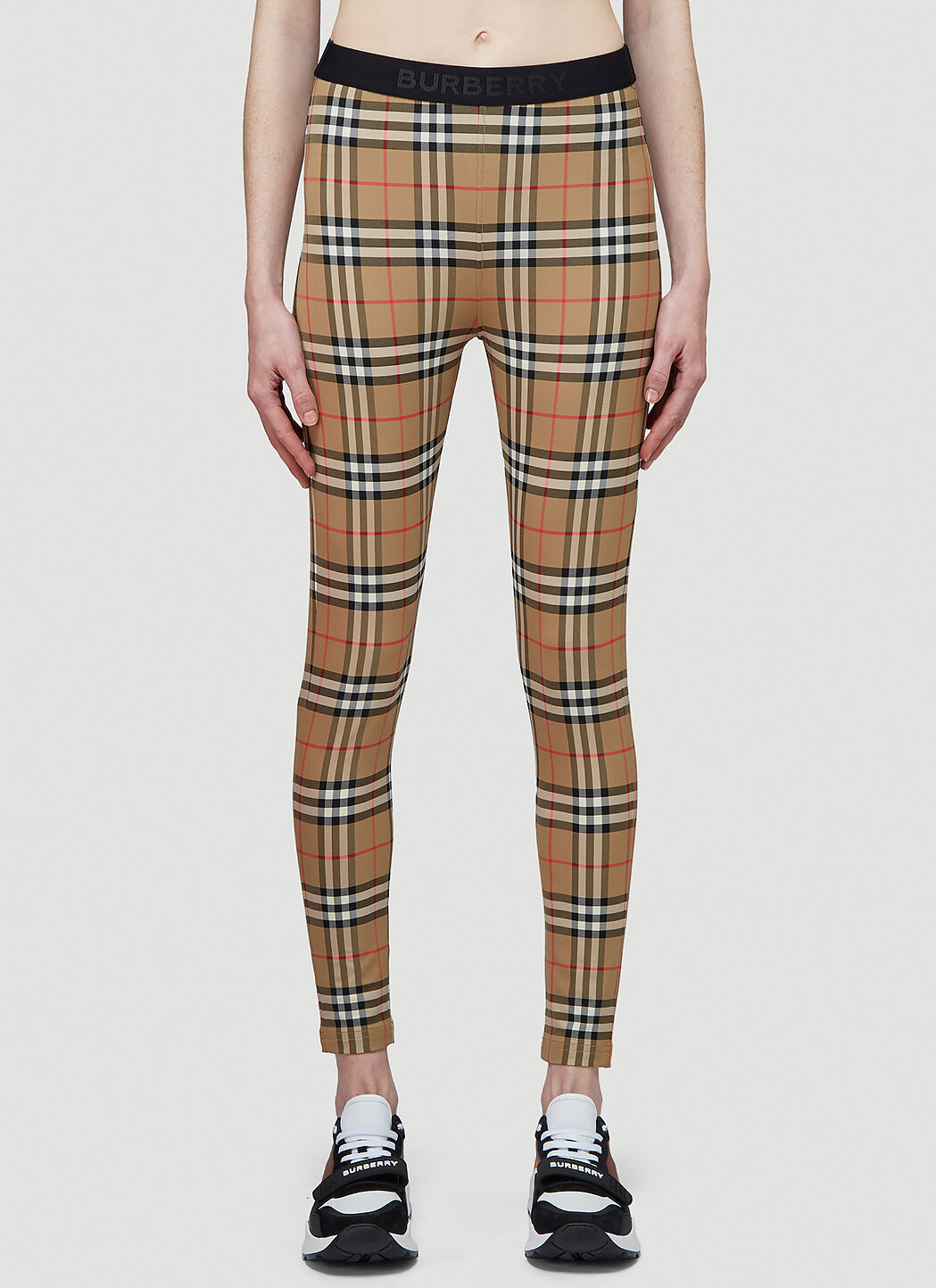 Burberry logo leggings cheap