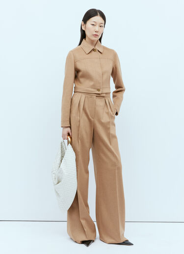 Wool Biker Jacket Max Mara Wool Biker Jacket Camel max0254041