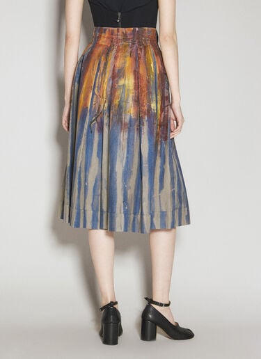 그래픽 프린트 퀼로트 팬츠 Vivienne Westwood 그래픽 프린트 퀼로트 팬츠 퍼플 vvw0356001