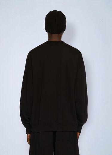 Off-White Cupid Paper Skate Crewneck Sweatshirt Black ofw0162066