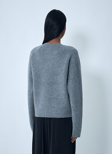 Hammered-Buttons Cardigan TOTEME Hammered-Buttons Cardigan Grey tot0262034