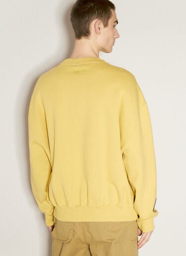 Lanvin x Future Logo Print Sweatshirt Yellow lvf0157007