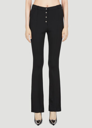 Rabanne Flare Button Pants Blue pac0255038