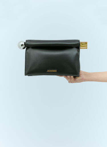 Jacquemus La Pochette Rond CarrÃ© 手拿包 黑色 jac0256054