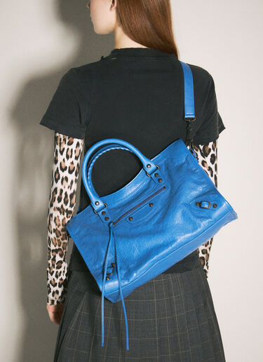 Balenciaga Le City Medium Handbag Blue bal0258024