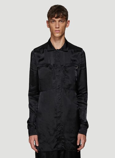 Technical Office Shirt Rick Owens Technical Office Shirt Black ric0137001