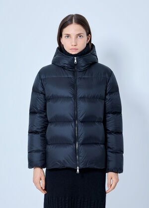 Moncler Feligule Hooded Short Down Jacket Black mon0266007