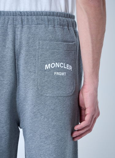 Moncler x FRGMT Hiroshi Fujiwara ロゴパッチ トラックパンツ  チャコール mfr0160059