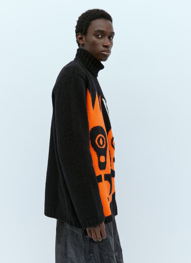 Skull Knit Oversized Sweater Walter Van Beirendonck Skull Knit Oversized Sweater Black wlt0154006