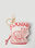 GANNI Kitten Coin Purse Keyring Red gan0253065