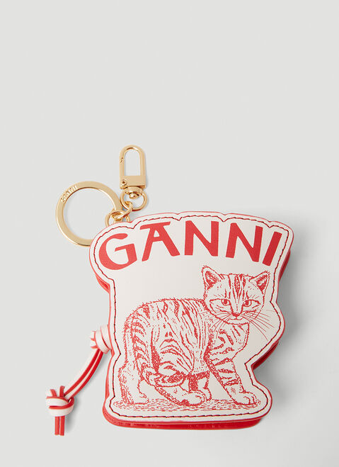 Jacquemus Kitten Coin Purse Keyring Brown jac0254090