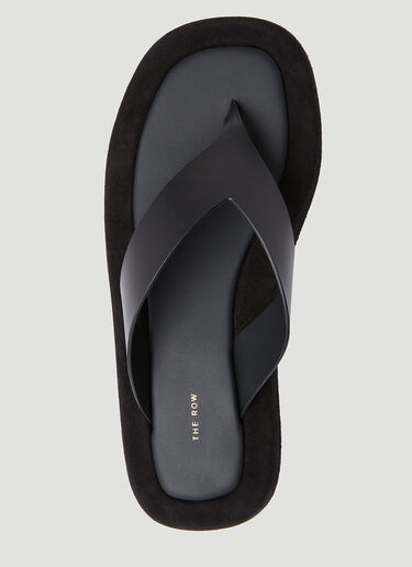 The Row Ginza Sandals Black row0251029