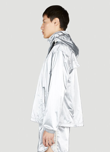Metallic Anorak Track Jacket adidas by Wales Bonner Metallic Anorak Track Jacket Silver awb0352008