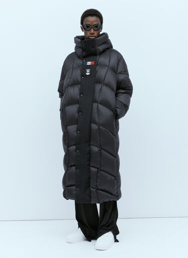Moncler x adidas Originals Oreiller Long Down Coat Black mad0154004