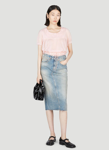 Maison Margiela Sheer Bodysuit Pink mla0253001