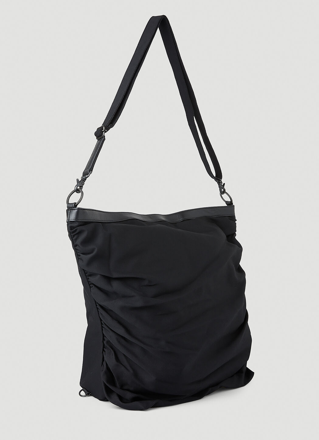Yohji Yamamoto Two Way Gathered Shoulder Bag in Black LN CC