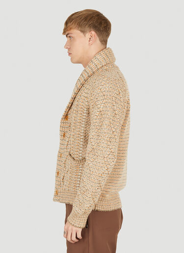 Snow Peak Cable Knit Cardigan Beige snp0150012