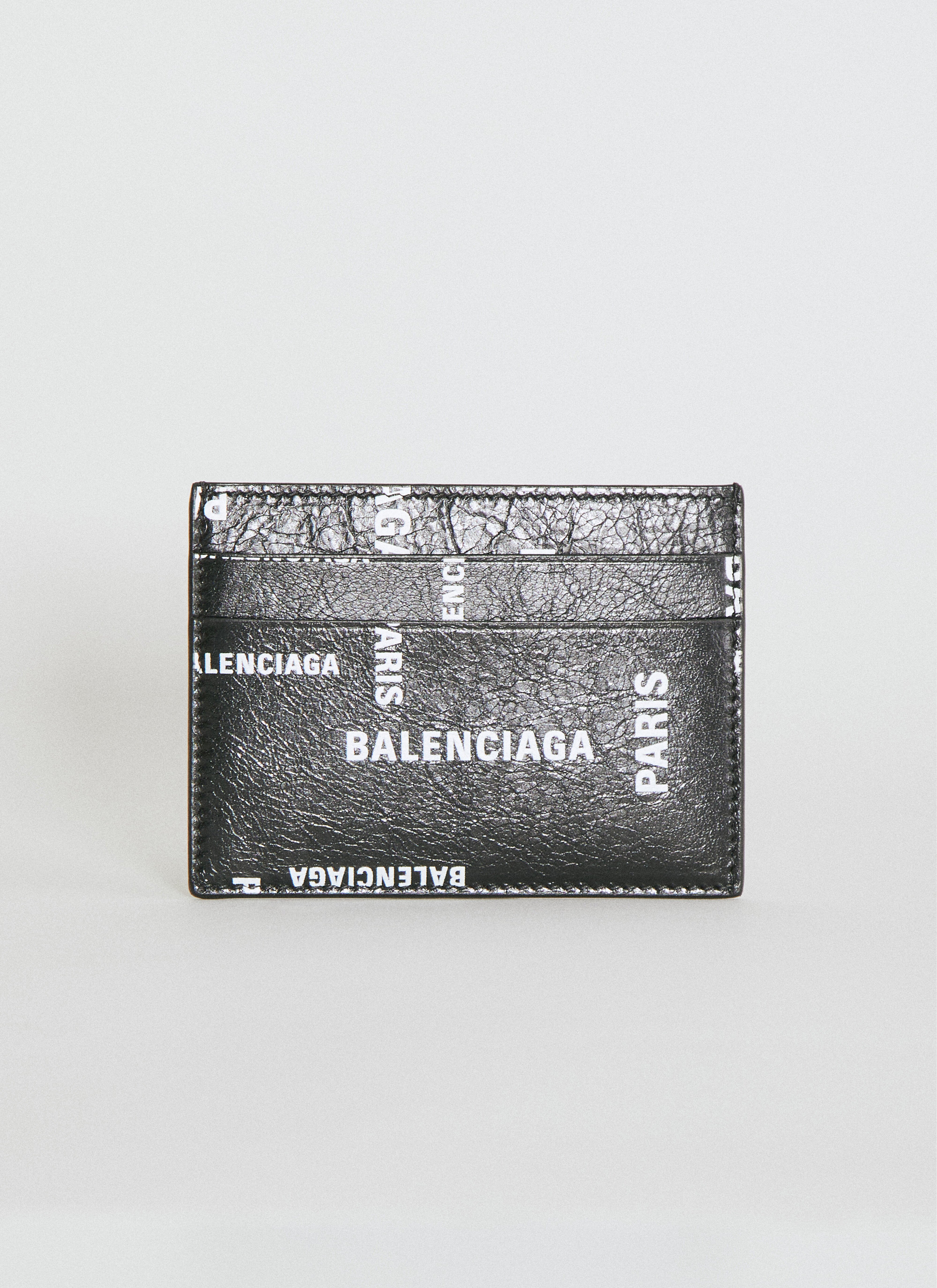 Balenciaga ロゴプリント カードホルダー ブラック bal0154052