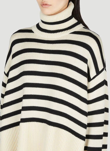 TOTEME Striped Sweater Cream tot0253002