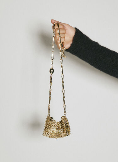 Rabanne 1969 Micro Shoulder Bag Gold pac0253048