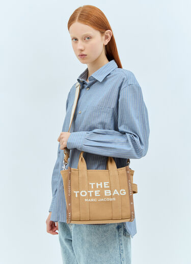 Marc Jacobs The Jacquard Small Tote Bag Beige mcj0257017