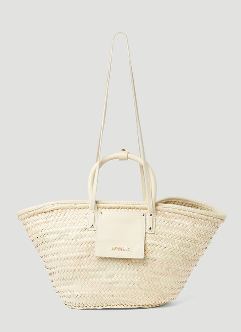 Jacquemus Le Panier Soli トートバッグ アイボリー jac0254089