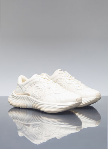 Ripple Leather Sneakers Gucci Ripple Leather Sneakers White guc0155095
