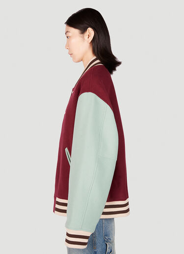 Acne Studios Colour Block Bomber Jacket Red acn0251027