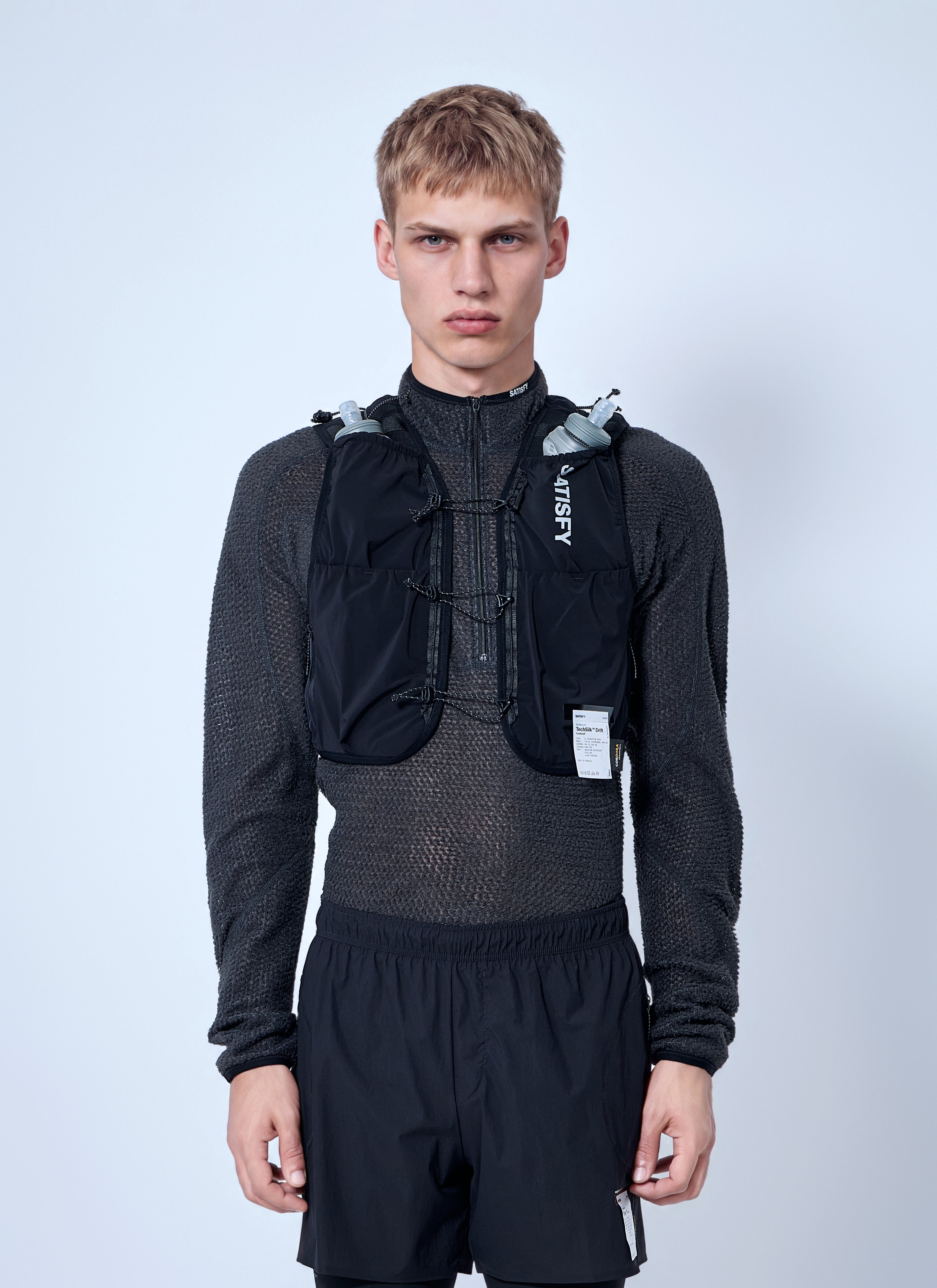 Satisfy Men's' TechSilk™ Drift Cordura® 5L Hydration Vest in Black