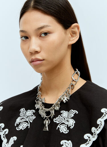 Chopova Lowena 多吊饰项链  银色 cho0256010