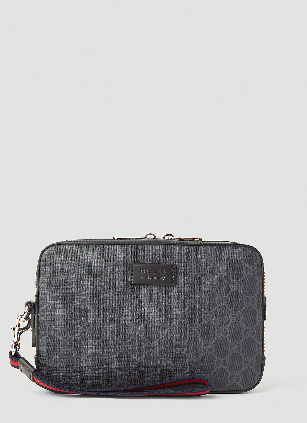 Gucci GG Zipped Pouch in Black LN CC