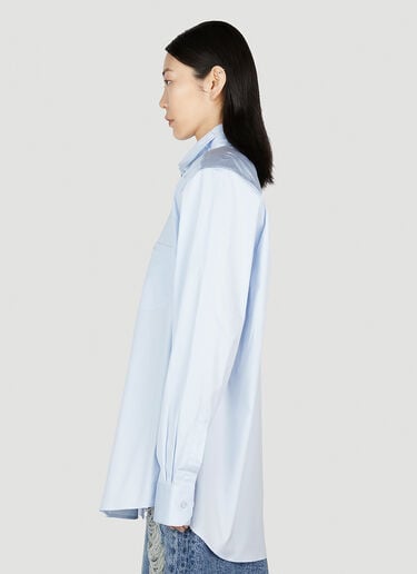 VETEMENTS Double Collar Shirt Light Blue vet0251010