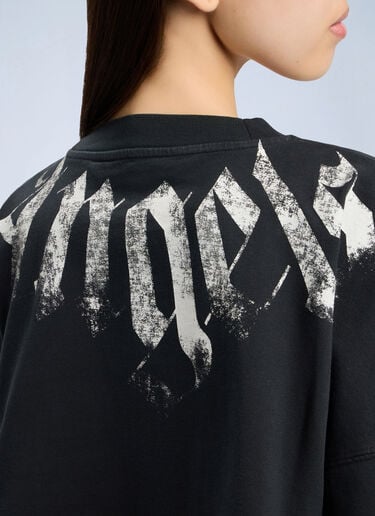 Palm Angels Big Neck Logo Mini T-Shirt Black pma0264177