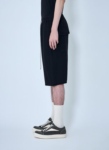 Rick Owens DRKSHDW Drop-Crotch Drawstring Shorts Black drk0164012