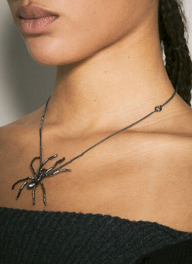 Y/Project Spider Pendant Necklace Black ypr0258014